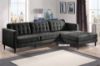 Picture of MELROSE Sectional Sofa with Ottoman (Dark Grey)