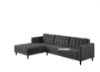 Picture of MELROSE Sectional Sofa (Dark Grey) - Facing Right without Ottoman