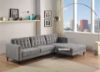 Picture of MELROSE Sectional Sofa with Ottoman (Light Grey)