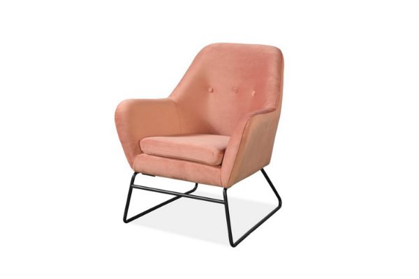 Picture of EUGEN Velvet Arm Chair *Pink