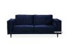 Picture of LUISA 3.5 Seater Velvet with Steel Frame Sofa (Navy Blue)