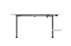 Picture of MATRIX 159 L-Shape Electrical Height Adjustable Desk with Jumbo Mouse Pad (Carbon Finishing)