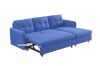 Picture of KAYDEN Reversible Sectional Sofa Bed with Storage (Blue)