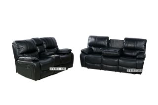 Picture of PASADENA Reclining Sofa (Black) - 3RRC+2RRC Set