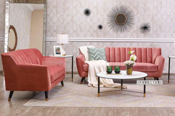 Picture of EVA Pink Sofa - 3+2 Set