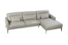 Picture of DREAMDOM 100% Genuine Leather Sectional Sofa (Beige)