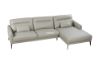 Picture of DREAMDOM Sectional Genuine Leather Sofa (Beige)