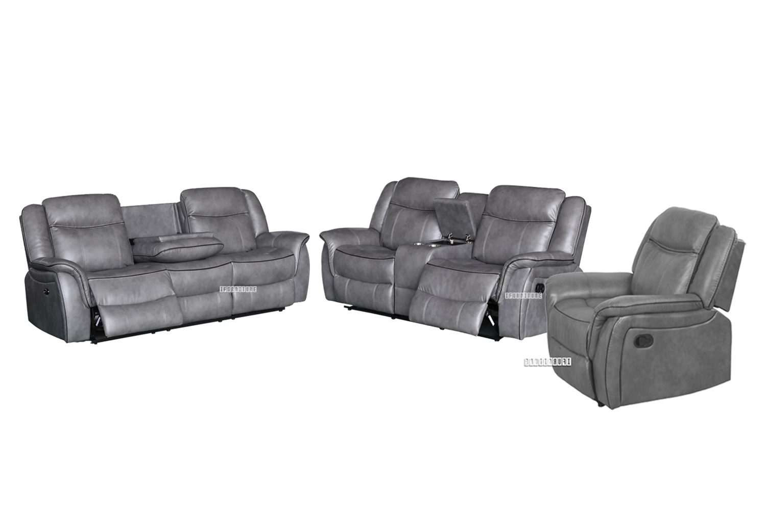 DOVER Air Leather Reclining Sofa Range