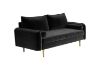 Picture of HENRY 3 Seat Sofa *Black Velvet