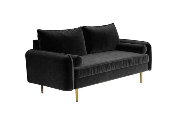 Picture of HENRY 2 Seat Sofa *Black Velvet
