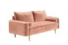 Picture of HENRY Sofa (Rose Velvet) - 3 Seat