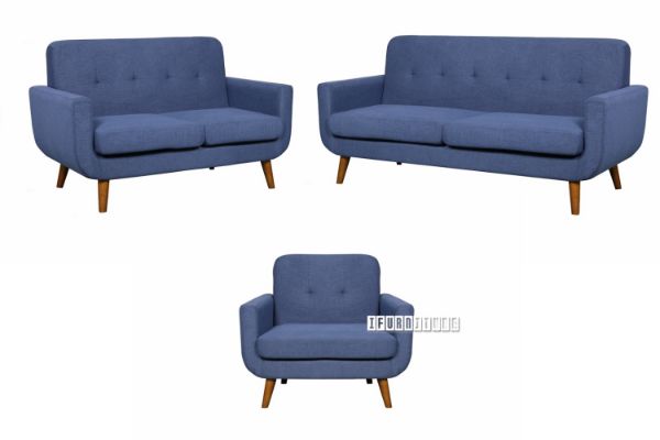 Picture of COLORADO 3+2+1 Sofa Range (Blue)