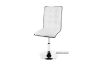 Picture of OLIVIA Adjustable Swivel Gas Lift Bar Chair (White/Dark Grey)