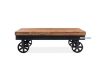 Picture of IRONBRIDGE 120 Trolley Coffee Table (Rustic Brown)