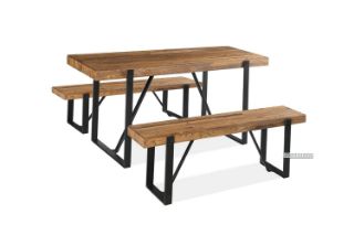 Picture of IRONBRIDGE 180 Dining Table + 180 Bench (2x)