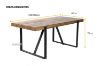 Picture of IRONBRIDGE 160/180 Dining Table (Light Rustic)