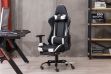 Picture of RACER Ergonomic Gaming Chair with Footrest (White)