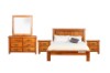 Picture of RIVERWOOD 4PC/5PC/6PC Bedroom Combo in Queen/King/Super King Size (Rustic Pine)