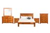 Picture of RIVERWOOD 4PC/5PC/6PC Bedroom Combo in Queen/ King Size (Rustic Pine)