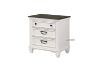 Picture of CHARLES Bedside Table (White & Grey)