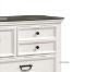 Picture of CHARLES 7-Drawer Dresser with Mirror (White & Grey)