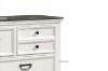 Picture of CHARLES 7 DRW Dresser with Mirror *White & Grey