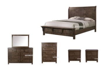 Picture of HEMSWORTH Bedroom Set - 6PC Combo (Queen)