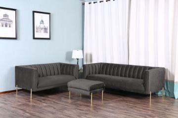 Picture of FALCON Grey Ottoman