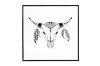 Picture of GYPSET BULL SKULL Wall Art (44.6x44.6cm)