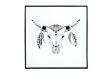 Picture of GYPSET BULL SKULL Wall Art (44.6x44.6cm)