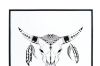 Picture of GYPSET BULL SKULL Wall Art (44.6x44.6cm)