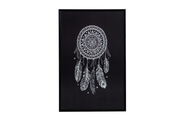 Picture of GYPSET DREAM CATCHER Wall Art (34.6x46.6cm) (Black)