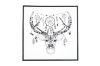 Picture of GYPSET STAG HEAD Wall Art (44.6cmx44.6cm)