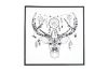 Picture of GYPSET STAG HEAD Wall Art (44.6x44.6cm)