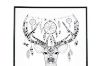 Picture of GYPSET STAG HEAD Wall Art (44.6x44.6cm)