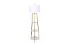 Picture of FLOOR LAMP 728 in Gold Metal Etagere