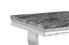 Picture of OPHELIA 130 Marble Top Stainless Steel Legs Coffee Table (Grey)