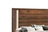 Picture of SANDRA Queen Size Bed Frame with LED Light Headboard (Walnut Colour)