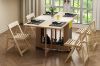 Picture of HANSON 120/140 Butterfly/Foldable Dining Table (Light Oak Colour)