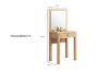 Picture of YORU Japanese Dressing Table with Mirror and Stool