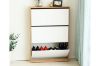 Picture of MARK 60/80 3DRW Shoe Cabinet (Oak-White Colour)