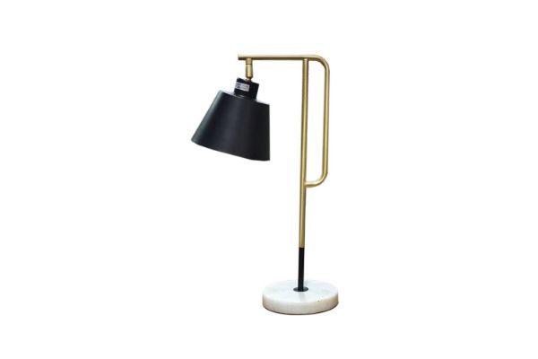Picture of TABLE LAMP 735 (Black & Gold Metal Colour)