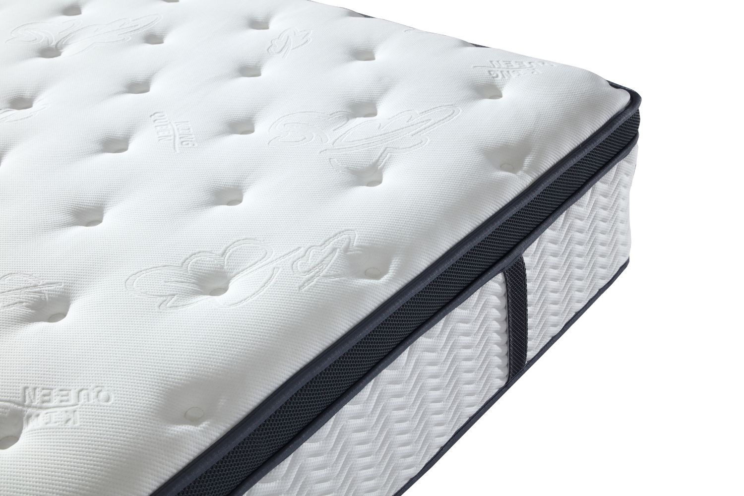 5 zone memory foam mattress topper in white