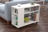 Picture of LUNA 80 Mobile Side Table (White)