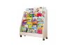 Picture of KAYLA Multiple Layers Children Storage Bookshelf with Wheels (White)