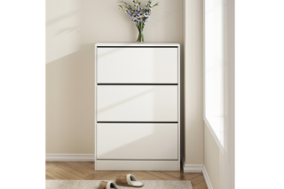 Picture of MARK 3 DRW Shoe Cabinet Matt White - 60 (Width)