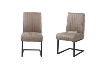 Picture of GALLOP Dining Chair (Light Brown) - 2 Chairs in 1 Carton