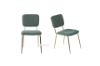 Picture of LASKY Gold Frame Fabric Dining Chair *Green