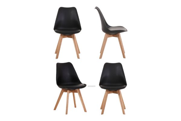 Picture of EFRON Dining Chair (Black) - 4PC in 1 Carton