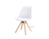 Picture of EIFFEL Beechwood Legs PU Seat Dining Chair (White) - Set of 4
